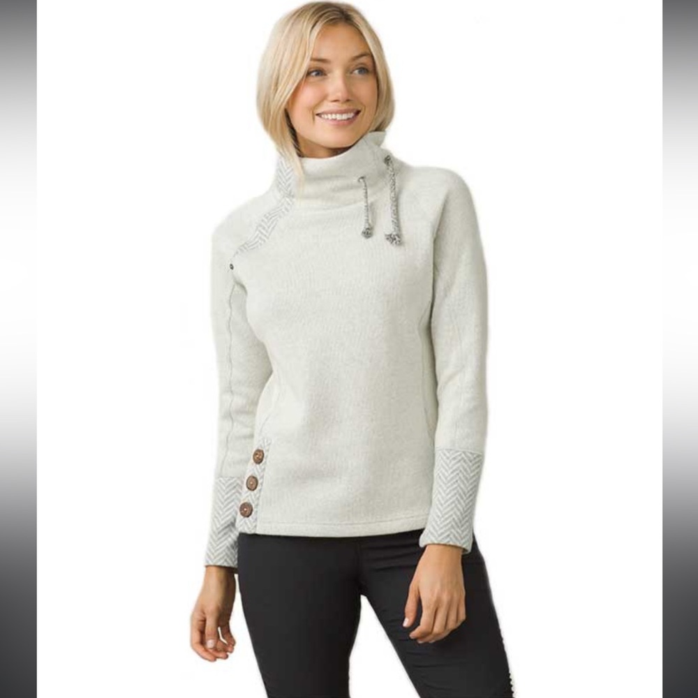 PrAna Lucia Wool Blend Turtleneck Sweater